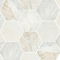 Msi Arabescato Venato 8 W x 9 Hexagon Honed Marble Floor And Wall Tile, 24PK ZOR-NS-0104 - alternate 1